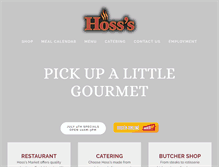 Tablet Screenshot of hosssmarket.com